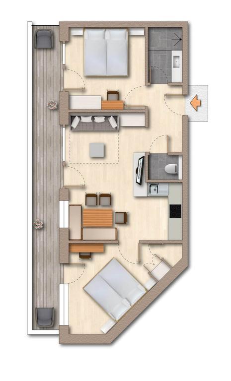 Apart Alpin Hippach Ngoại thất bức ảnh